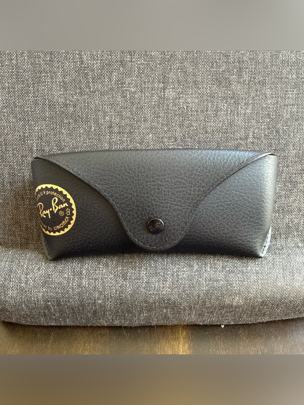Ray-Ban Black Textured Sunglasses Pouch